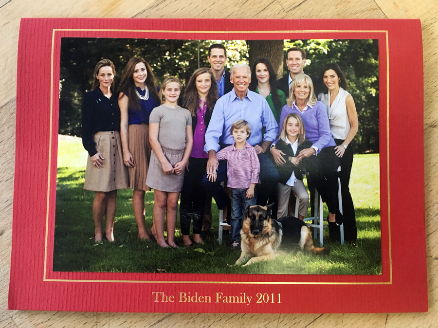 Biden holiday card