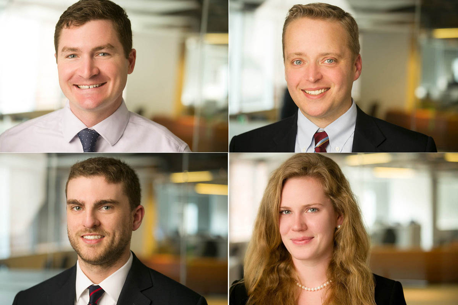 Headshot with Out of focus office background in DC 