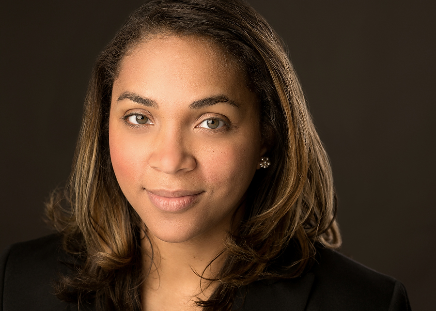 Low depth of field studio headshot